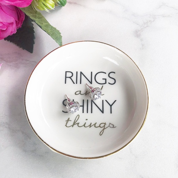 Sterling Silver Stud Earrings - Picture 4 of 6